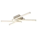 Plafonieră Kirina, Nichel mat, LED 24W 4000K, L500xH88mm, Globo - imagine 6