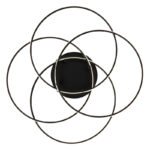 Plafonieră metal negru mat, aluminiu negru mat, plastic opal, rotativă/orientabilă, ø: 515mm, H: 114mm, incl. LED 55W 230V, sursă 6650lm, ieșire 3750lm, 4000K - imagine 4