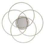 Plafonieră din metal nichel mat, aluminiu nichel mat, plastic opal, rotativă / pivotantă, ø: 515mm, H: 114mm, incl. LED 55W 230V, sursă 6650lm, ieșire 4650lm, 4000K - imagine 4