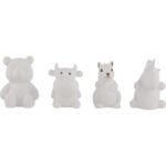 Veioză plastic alb display de 20 de diferite figurine, comutator, schimba culoarea, inclusiv 3xLR44, LxWxH :. 80x100x110, inclusiv 1xRGB LED 0,06W 3V. - imagine 5