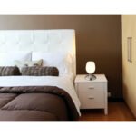 Lampă de masă din metal nichel mat, sticlă opalină, cablu PVC negru, touch on/off, ø: 125mm, H: 180mm, lungime cablu 1500mm, excl. 1x E14 25W 230V - imagine 2