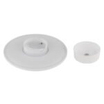 Aplica de exterior plastic alb mat, plastic opal, comutator glisant, comutator în trepte, culorile pot fi fixate, IP44, comutator CCT în carcasă, ø: 252mm, AL: 48mm, incl. LED 15W 230V, sursă 1600lm, ieșire 1200lm, CCT 3000/4000/6000K - imagine 4