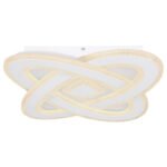 Plafoniera metal alb, acril alb, funcție cu memorie, lumină de veghe, dimabilă, telecomandă, culorile pot fi fixate, LxLxH: 500x500x65, incl. 1xLED 36W 230V, sursă 4848lm, ieșire 1950lm, CCT 3.000-6.000K - imagine 4