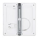 Plafoniera plastic negru, plastic alb, comutator glisant, culorile pot fi fixate, LxLxH: 167x167x17mm, inclusiv LED 12W 230V, sursa 1050lm, iesire 900lm, CCT 3000/4000/6500K - imagine 5