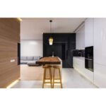 Lampă suspendată metal negru mat, sticlă aurie, cablu textil negru, înălțimea poate fi scurtată, ø: 180mm, H: 1200mm, fără 1x E27 60W 230V - imagine 2