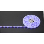 Banda LED, plastic, 30 LED-uri RGB pe metru, inclusiv conector, dimabil,telecomanda, intensitate variablia, multicolor LxWxH: 4950x10x3, inclusiv 90xRGB LED 0.18W 12V, colorat, 330lm.
