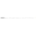 Bandă LED din plastic alb, plastic transparent, opal, comutator cu buton, fără adaptor, cu conexiune USB-C, 8 efecte luminoase comutabile, LxLxA: 10000x5x4mm, distanța dintre LED-uri 100mm, număr de becuri (luminițe) 100, incl. LED 0.06W 5V, 3000K - imagine 5