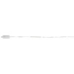 Bandă LED din plastic alb, plastic transparent, comutator cu buton, comutator în trepte, schimbător de culori RGB, fără adaptor, cu conexiune USB-C, 27 de efecte de iluminare, lung. 10000mm, distanță între LED-uri 100mm, incl. 100 x LED RGB 0.06W 5V - imagine 4