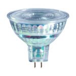 Bec LED, Ø50, H:45, 1xMR16 GU5.3 3W 12V, 250lm, 3000K.