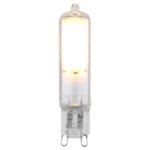 LED iluminant sticlă transparentă, ceramică albă, ø: 15mm, H: 65mm, incl. 1x G9 LED 4W 230V, 600lm sursă, 600lm ieșire, 3000K - imagine 2