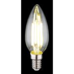Bec LED, sticla transparenta, ø: 35mm, H: 98mm, E14 6W 230V, sursa 800lm, iesire 800lm, 4000K - imagine 3