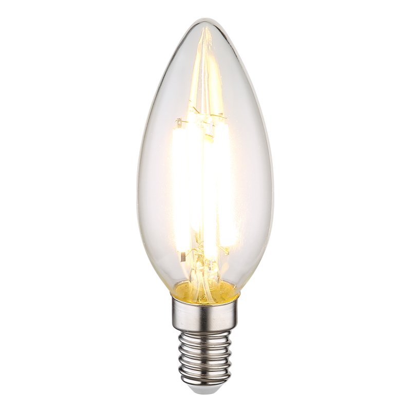 led-bulb-10577k-g27664-3 Bec LED, sticla transparenta, ø: 35mm, H: 98mm, E14 6W 230V, sursa 800lm, iesire 800lm, 3000K - imagine 1