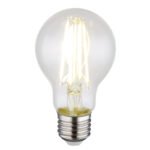 Bec LED din sticlă transparentă, ø: 60mm, I: 106mm, incl. 1x E27 LED 7W 230V, 806lm Sursă, 806lm Ieșire, 4000K - imagine 2