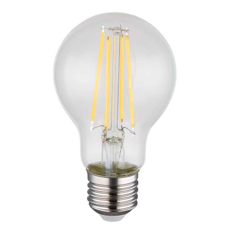 led-bulb-10582ck-g27883 Bec LED din sticlă transparentă, ø: 60mm, I: 106mm, incl. 1x E27 LED 7W 230V, 806lm Sursă, 806lm Ieșire, 4000K - imagine 1