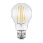 Bec LED, sticla transparenta, Ø60, H: 106, 1xE27 LED 7W 230V, 806lm, 2700K