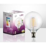 Bec LED, transparent, Ø125, H:175, 1xE27 LED 9W 230V, 1000lm, 3000K. - imagine 2