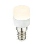 Bec LED, aluminiu, plastic alb, E14 mini, Ø25, V:58, 1xE14 LED 2,5W 230V, 220lm, 3000K. - imagine 2