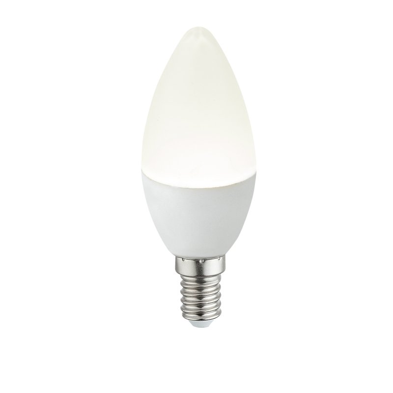 led-bulb-10640ck-g27649-2 Bec LED, forma lumanare, Ø37, V:99, 1xE14 LED 4,9W 230V, 470lm, 4000K. - imagine 1