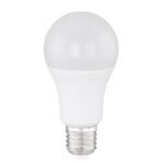 Bec LED, plastic alb, RGB+alb, compatibil cu Google Assistant si Alexa, mob. aplicație, telecomandă, reglabil, schimbător și fixare a culorii, ø60 V:115, E27 RGBW LED 10W 230V, 850lm, schimbarea culorii luminii 2700-6500K