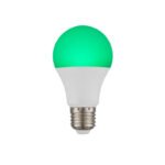 Bec LED, aluminiu, policarbonat alb, plastic alb, AGL, reglabil, telecomanda, schimbarea culorii luminii, fixare culoare, Ø60, V:115, 1xE27 RGBW 5W 230V, 470lm, 2700K. - imagine 5