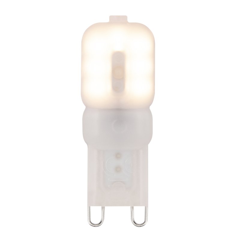 led-bulb-106760-g19736-2 Bec LED, plastic satinat, plat, LxA: 16x48, 1xG9 LED 2W 230V, 180lm, 3000K. - imagine 1
