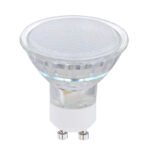 Bec LED, sticla satinata, Ø50, H:53, 1xGU10 LED 3W 230V, 250lm, 3000K. - imagine 3