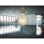 Bec, sticla chihlimbar, sticla decorativa, reglabil, Ø 95, H: 140, 1xE27 LED 4W 230V, 380lm, 2700K - imagine 3