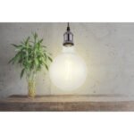 Bec cu LED din sticlă transparentă, ø: 95mm, I: 140mm, incl. 1x E27 LED 7W 230V, 850lm Sursă, 850lm Ieșire, 4000K - imagine 2