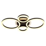 Plafonieră metal negru mat, acrilic opal, acrilic transparent, mai multe niveluri prin comutator de perete, culorile pot fi fixate, funcție de memorie, LxAxÎ: 530x355x61mm, incl. LED 40W 230V, sursă 5400lm, ieșire 2500lm, CCT 2700/4500/6500K - imagine 5