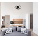 Ventilator de tavan metal negru mat, acril opal, plastic transparent, dimmable, mai multe niveluri prin comutator de perete, memorie, telecomandă, 25m², ø: 560mm, H: 210mm, incl. LED 30W 230V, 400-4000lm sursă, 220-2200lm ieșire, CCT 3000-6000K - imagine 2
