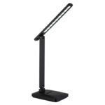Lampă de masă plastic negru mat, plastic opal, touch on/off, touch dimmer, culorile pot fi fixate, excl. adaptor, cablu USB incl. lung. 1000mm, USB-A 2.0/USB-C, LxWxH: 420x287.5x556mm, incl. LED 3W 230V, sursă 270lm, ieșire 150lm, CCT 2800-6500K - imagine 5