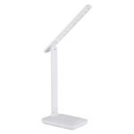 Lampă de masă plastic alb mat, plastic opal, touch on/off, touch dimmer, culorile pot fi fixate, excl. adaptor, cablu USB incl, USB-A 2.0/USB-C, LxWxH: 420x287.5x556mm, lungime cablu 1000mm, LED 3W 230V, sursă 270lm, ieșire 150lm, CCT 2800-6500K - imagine 5