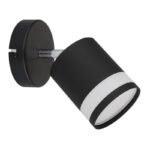 Aplica Spotlight metal negru mat, metal negru mat, plastic opal, LxA: 100x150mm, AL: 185mm, incl. 1x GX53 LED 7W 230V, 600lm sursă, 364lm ieșire, 3000K, incl. bec LED 10161 - imagine 3