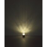 Lampa de masa metal negru mat, acrilic transparent, touch on/off, dimmerabil, variator tactil continuu, USB-A 2.0 - USB-C, baterie inclusa CR18650 1800mAh 3.7V, ø: 80mm, H : 190 mm, cu LED 2,5W 5V, sursă 243 lm, ieșire 185 lm, CCT 2700/6500/4000K - imagine 5
