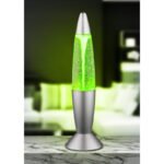 Veioza decorativa, gri argintiu din plastic, din plastic transparent, efect de vârtej in interior, se poate folosi cu baterie sau adaptor, comutator, , excl 1,5V 3x AA, D. 100, H: 355, inclusiv 6xLED 0,06W 3V, colorat. - imagine 5