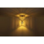 Lampă cu suspensie metal negru mat, cristale de sticlă de culoare fumurie, L x l x I: 170x170x1200mm, fără 1x E27 40W 230V - imagine 5