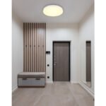 Plafonieră LED din plastic alb mat, plastic opal, comutator glisantă, comutator pas cu pas, culorile pot fi fixate, ø: 500mm, H: 45mm, incl. LED 50W 230V, sursă 6000lm, ieșire 4500lm, CCT 3000/4000/6500K - imagine 2