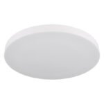Plafonieră LED din plastic alb mat, plastic opal, comutator glisantă, comutator pas cu pas, culorile pot fi fixate, ø: 500mm, H: 45mm, incl. LED 50W 230V, sursă 6000lm, ieșire 4500lm, CCT 3000/4000/6500K - imagine 3