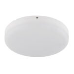 Plafoniera LED plastic alb mat, plastic opal, ø: 220mm, H: 50mm, incl. LED 12W 230V, sursa 1430lm, iesire 850lm, 4000K - imagine 3