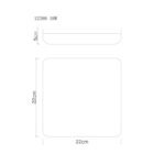 Plafoniera LED plastic alb mat, plastic opal, LxLxH: 220x220x50mm, incl. LED 12W 230V, sursa 1430lm, iesire 780lm, 4000K. - imagine 6