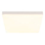 Plafoniera plastic alb mat, plastic opal, LxLxH: 300x300x50mm, incl LED 18W 230V, sursa 2000lm, iesire 1090lm, 4000K. - imagine 4