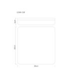 Plafoniera plastic alb mat, plastic opal, LxLxH: 300x300x50mm, incl LED 18W 230V, sursa 2000lm, iesire 1090lm, 4000K. - imagine 6