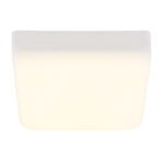 Plafoniera LED plastic alb mat, plastic opal, LxLxA: 120x120x45mm, incl LED 8W 230V, sursa 870lm, iesire 600lm, 4000K. - imagine 3