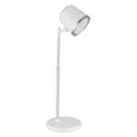 Lampă de masă plastic/aluminiu alb mat, tactil on/off, variator tactil continuu, funcție de memorie, USB-A 2.0 - USB-C, baterie inclusă CR18650 1500mAh 3.7V, ø: 138mm, H: 446mm, cu LED 6W 230V, sursa 57-450lm, iesire 16-300lm, CCT 3000/4000/6500K - imagine 3