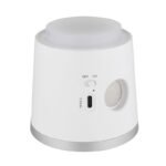 Lampă de masă plastic/aluminiu alb mat, tactil on/off, variator tactil continuu, funcție de memorie, USB-A 2.0 - USB-C, baterie inclusă CR18650 1500mAh 3.7V, ø: 138mm, H: 446mm, cu LED 6W 230V, sursa 57-450lm, iesire 16-300lm, CCT 3000/4000/6500K - imagine 4