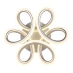 Plafonieră metal argintiu mat, aluminiu argintiu mat, silicon opal, mai multe niveluri prin comutator de perete, culorile pot fi fixate, funcție de memorie, ø: 260mm, H: 100mm, incl. LED 24W 230V, sursă 3000lm, ieșire 1320lm, CCT 2700/4000/6000K - imagine 4