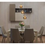 Pendul Nevis, Bronz, E27 3x60W, H1500mm, Globo - imagine 2