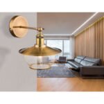Aplică Nevis, Bronz, E27 1x60W, H280mm, Globo