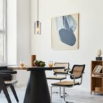Lampă cu suspensie metal negru mat, sticlă fumurie, cablu PVC negru, ø: 110mm, I: 1200mm, fără 1x E27 25W 230V