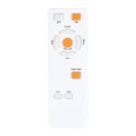 Plafoniera, metal alb, crom satinat, plastic,décor: acril transparent , 3000K-6500K comutabil, dimabil, culori fixabile, telecomanda, D: 460, H: 85, inclusiv 1xLED 30W 230V, 2200lm., 2700-6500K - imagine 5